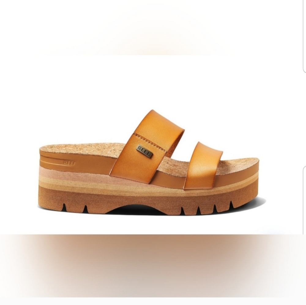 🔥NEW! Reef Women's Cushion Vista Higher Slides sz 9 NWT Price Firm - Picture 4 of 13